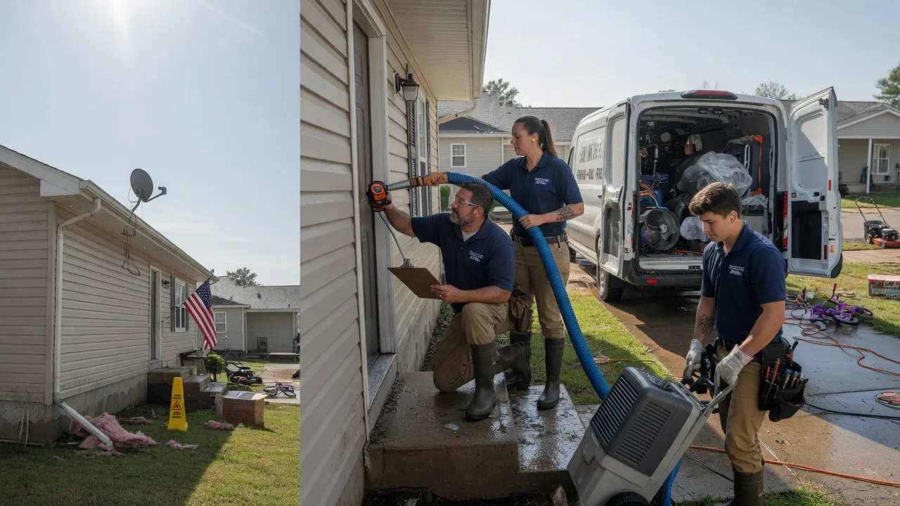 Ceiling Water Damage Restoration in Enville, TN near me